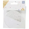Marque place rond effet dentelle x 6 < Gifi Discount