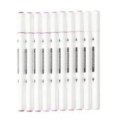 Marqueurs feutres double pointe 10 couleurs (3 modèles) < Gifi Sale