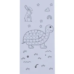 Marqueur tampon x6 couleurs 40ml avec cahier de dessin 10 pages