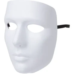 Masque adulte blanc plastique < Gifi Best