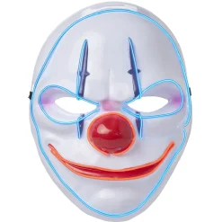 Masque adulte Halloween clown LED