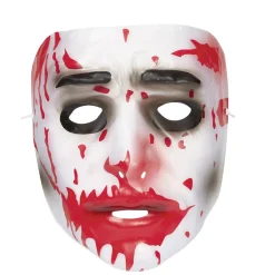 Masque adulte Halloween semi transparent sang dégoulinant < Gifi Hot