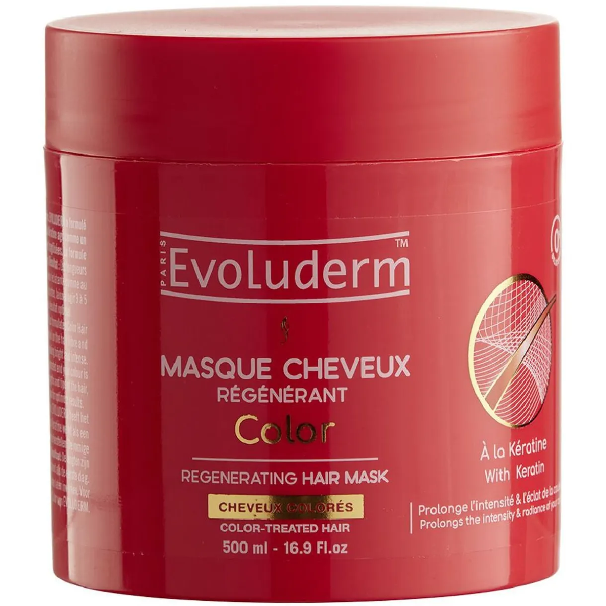 Masque cheveux colorés Evoluderm 500 ml < Gifi New