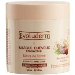 Masque cheveux Evoluderm délice de karité 500 ml