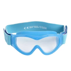 Masque de natation bébé plastique bleu 15x7xH4cm