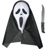 Masque et couteau Ghostface Scream noir et blanc < Gifi New