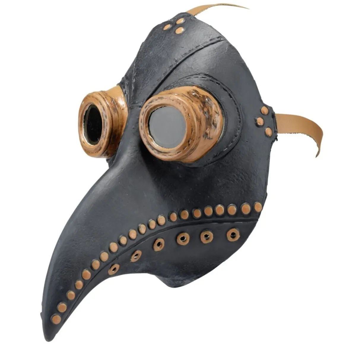Masque Halloween adulte docteur de la peste latex gris < Gifi Online