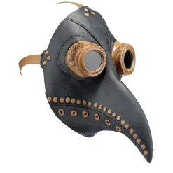 Masque Halloween adulte docteur de la peste latex gris < Gifi Online
