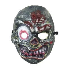 Masque Halloween enfant zombie gros yeux plastique 17x22,5cm