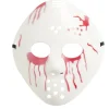 Masque Halloween serial killer avec sang dégoulinant (2 modèles)