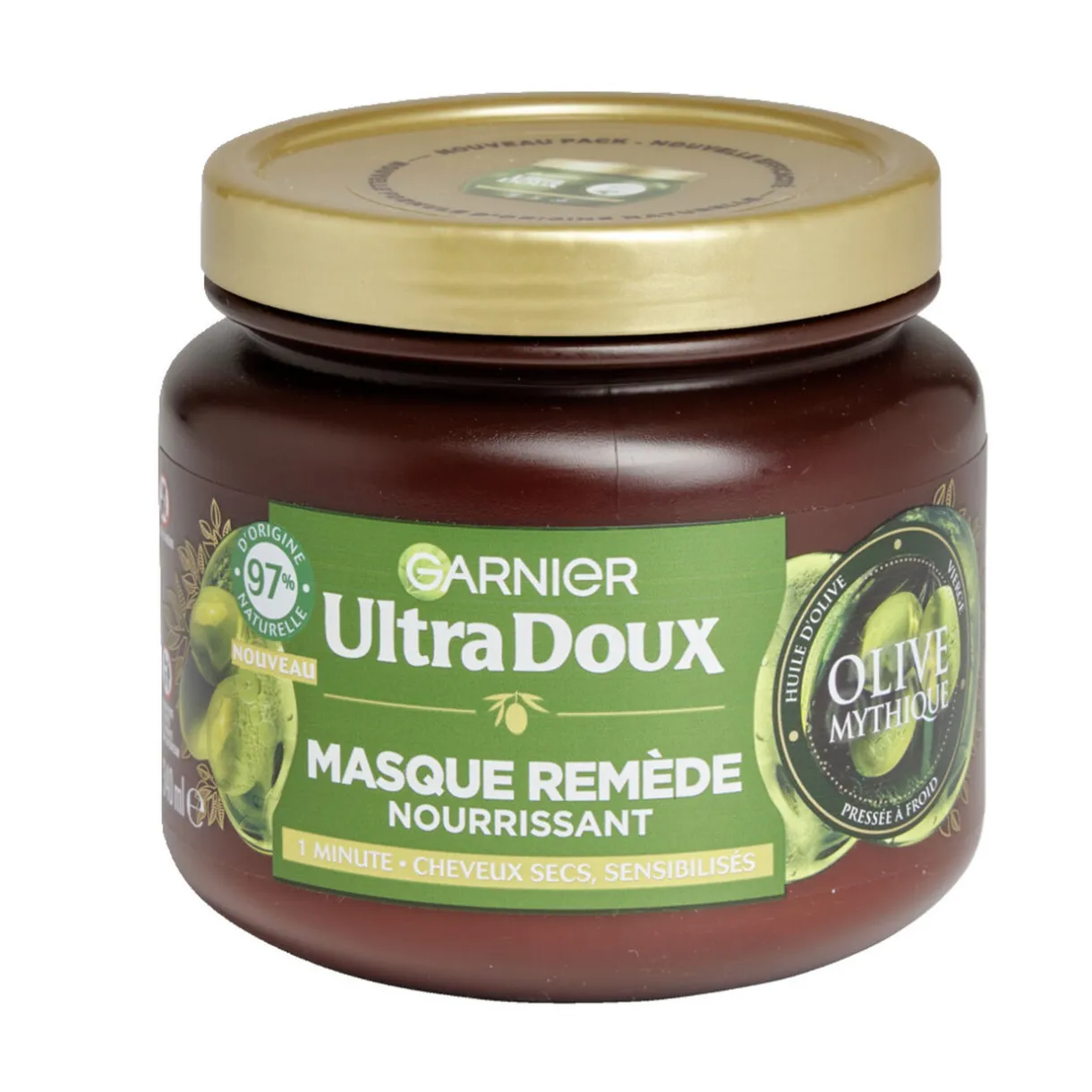 Masque pour cheveux remède nourrissant Ultra Doux Garnier olive 340ml < Gifi Clearance