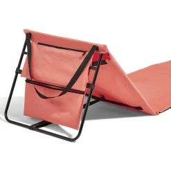 Matelas dossier de plage pliant Funky 153x51xH41cm corail < Gifi Outlet