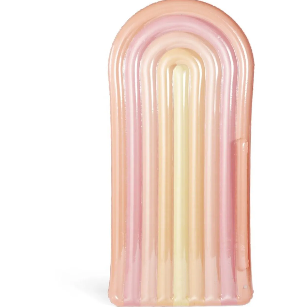 Matelas gonflable arc-en-ciel rose et orange L180cm