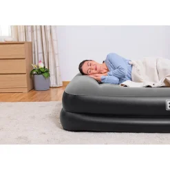 Matelas gonflable 2 places avec gonleur intégré 203x152xÉp46cm < Gifi Sale