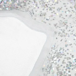 Matelas gonflable transparent à paillettes 96x178xép10cm < Gifi Discount