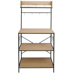 Meuble de rangement Kitchen bois et métal 80xH160x40cm < Gifi Hot