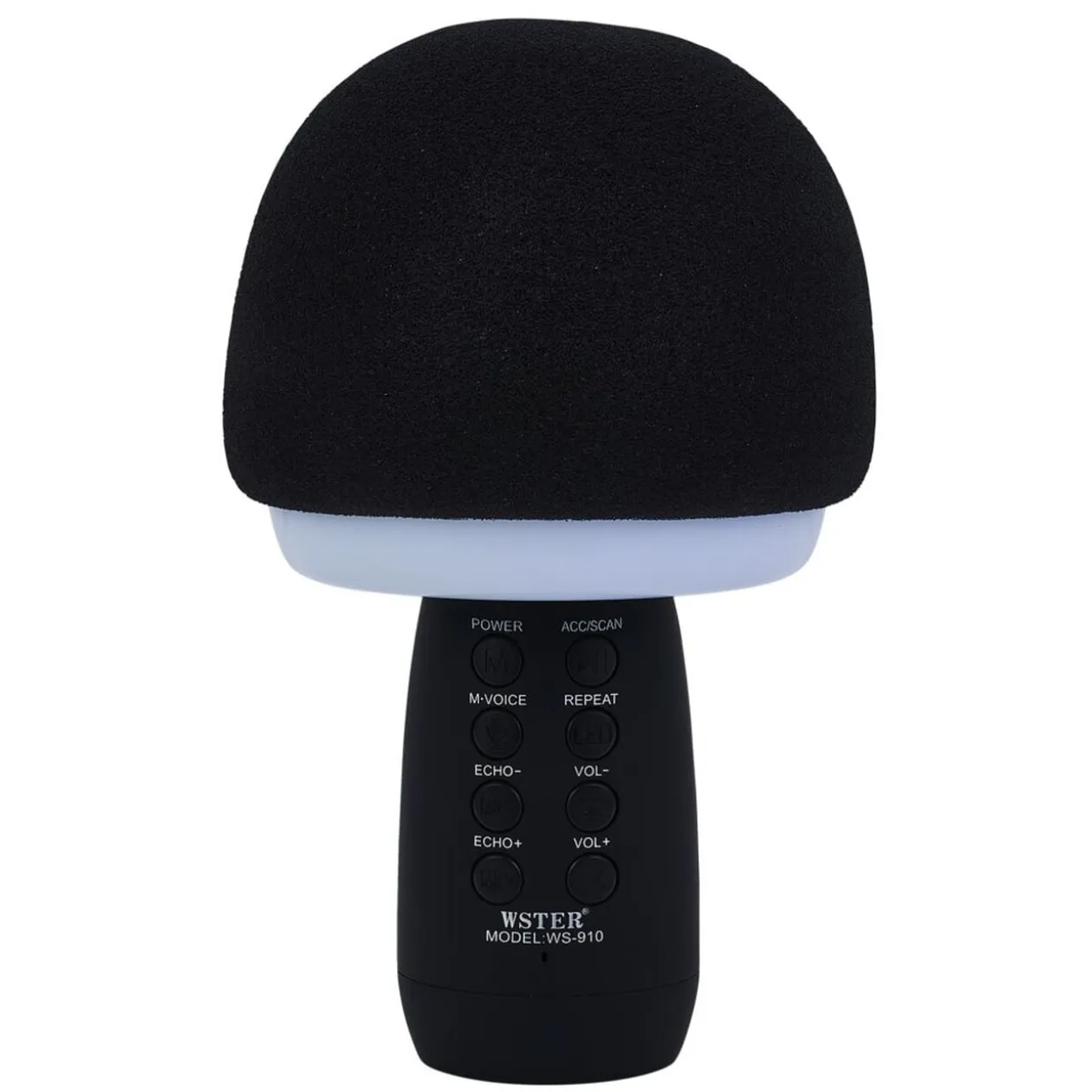 Micro karaoké et veilleuse bluetooth XL forme champignon
