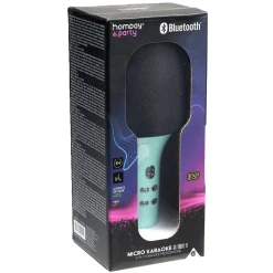 Micro pour karaoké 3en1 avec 3 effets de voix 5W L20cm < Gifi New
