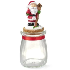 Mini bonbonnière de Noël en verre