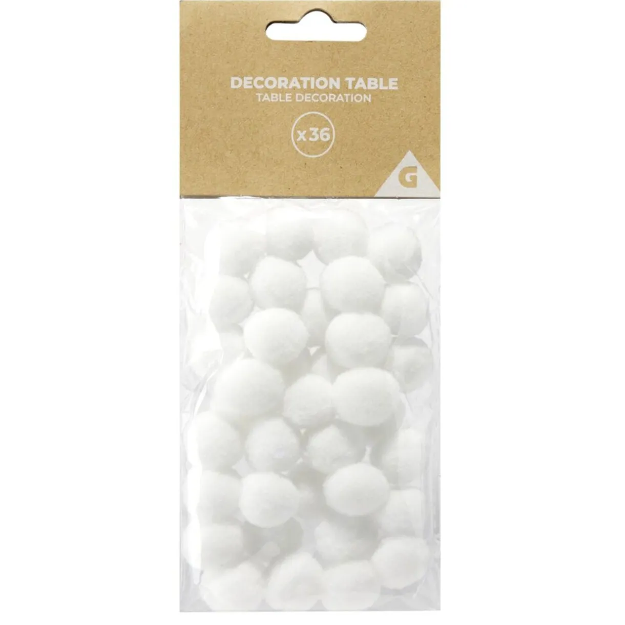 Mini boules de neige blanches Ø8cm 36 pièces < Gifi