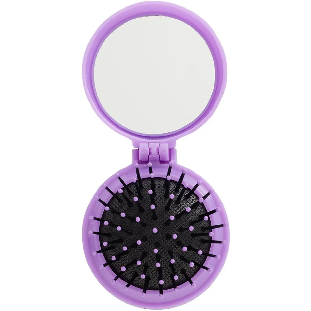 Mini brosse miroir rose