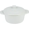 Mini cocotte céramique avec couvercle Ø9.5XH7 cm crème < Gifi