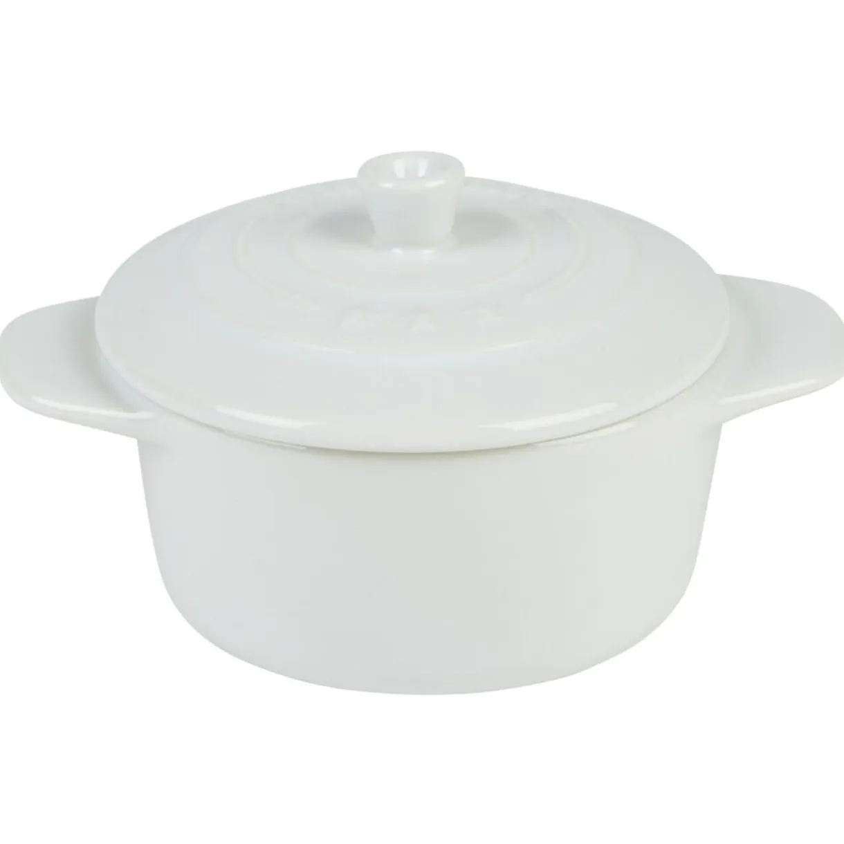 Mini cocotte céramique avec couvercle Ø9.5XH7 cm crème < Gifi