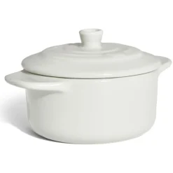 Mini cocotte individuelle en céramique avec couvercle (2 mdèles)