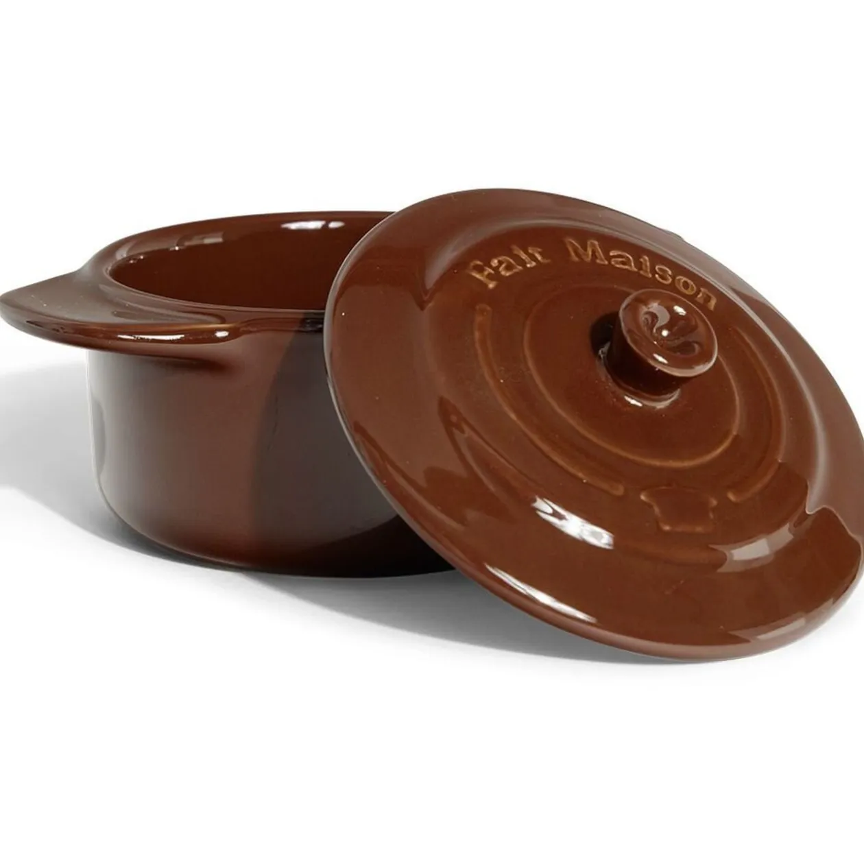 Mini cocotte individuelle en céramique avec couvercle (2 modèles)
