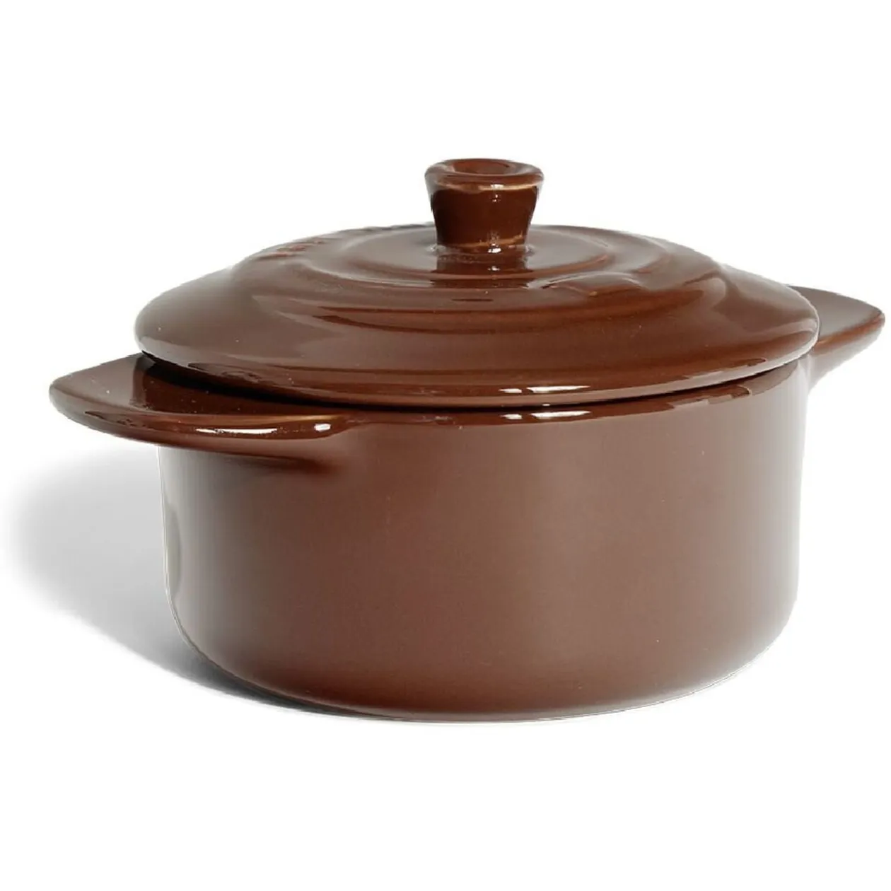 Mini cocotte individuelle en céramique avec couvercle (2 modèles)