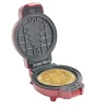 Mini gaufrier 5en1 rouge en aluminium 5 formes de gaufres < Gifi Outlet
