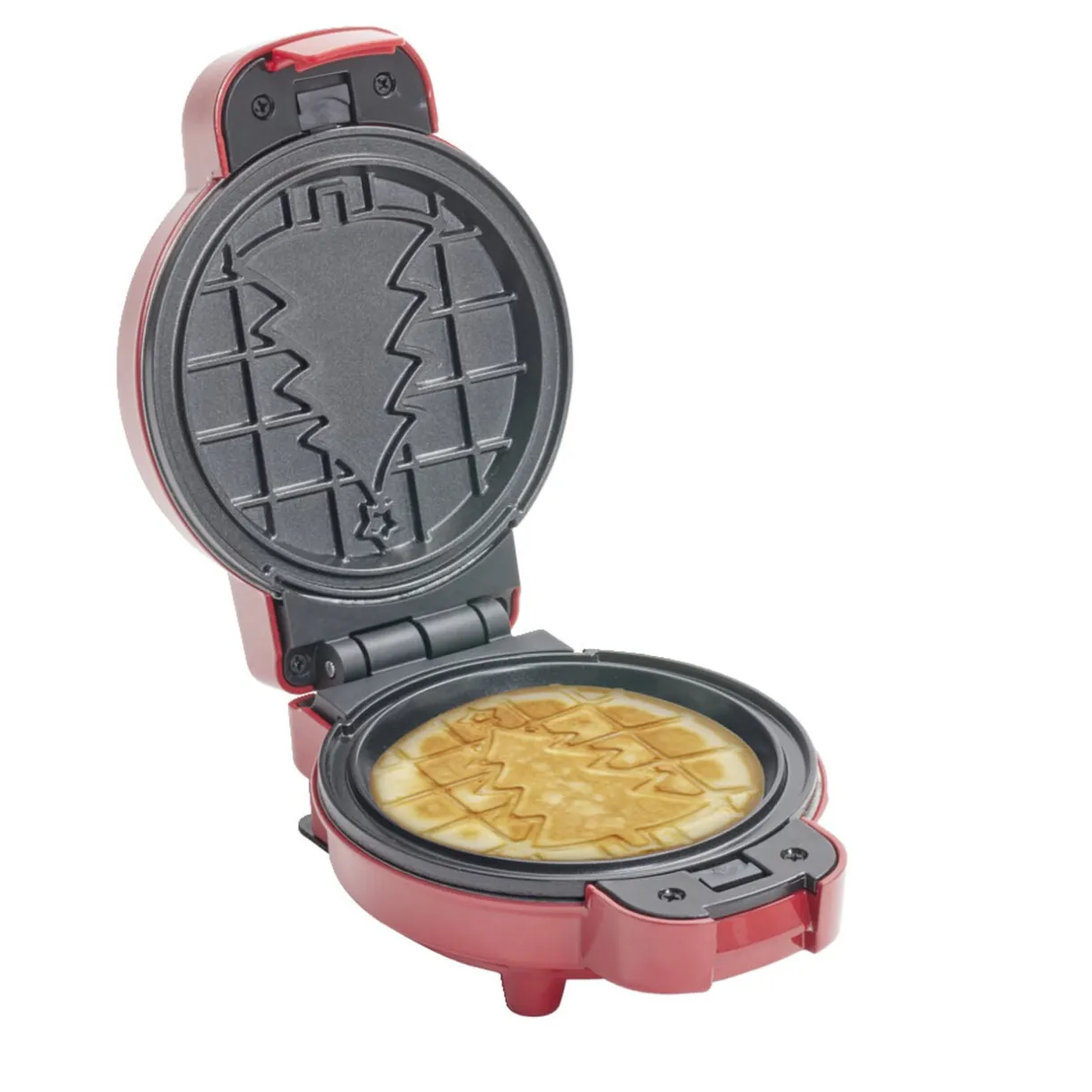 Mini gaufrier 5en1 rouge en aluminium 5 formes de gaufres < Gifi Outlet