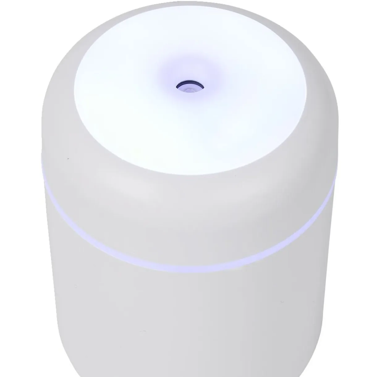 Mini humidificateur électrique USB plastique blanc Ø7,8xH11,9cm < Gifi Outlet
