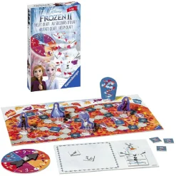 Mini jeu de société course La Reine des Neiges Au secours d'Olaf !