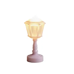 Mini lampe LED de bureau forme lampadaire Ø6xH14cm - 4 coloris