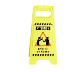 Mini panneau "Attention apéritif en cours" H24,5cm < Gifi Outlet