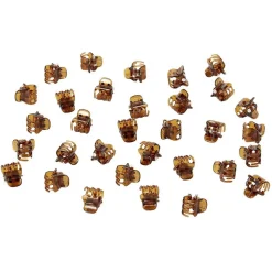 Mini pince plastique marron x32 < Gifi Sale