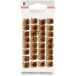Mini pince plastique marron x32 < Gifi Sale
