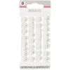 Mini pince plastique transparent x32