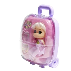 Mini poupée avec perles dans valisette H17,5cm < Gifi Sale