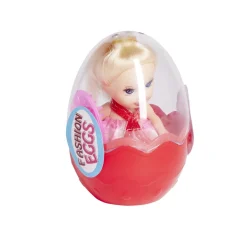Mini poupée dans oeuf Ø5,8xH8,7cm - 4 modèles