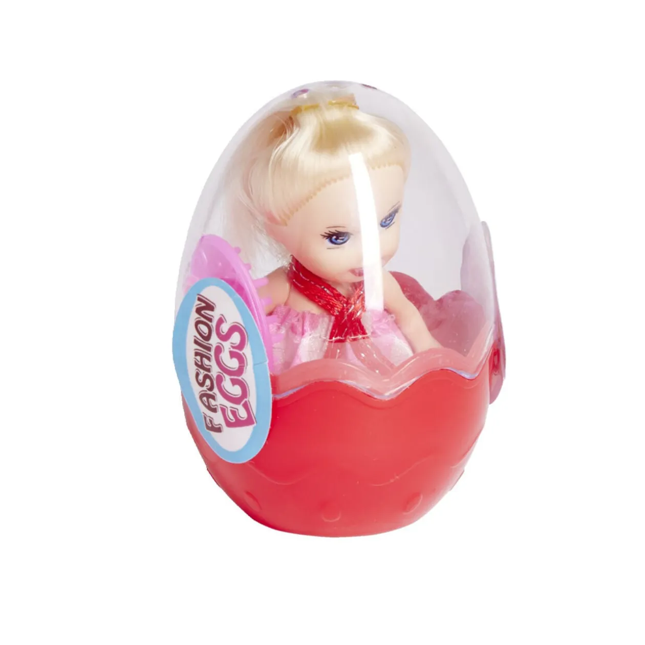 Mini poupée dans oeuf Ø5,8xH8,7cm - 4 modèles