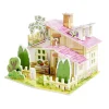 Mini Puzzle 3D en carton forme maison 14x21cm