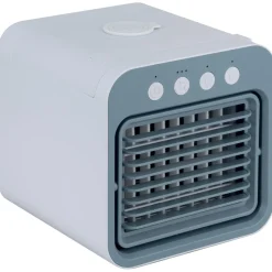 Mini rafraîchisseur d'air Homday 5W réservoir 400ml plastique blanc et gris