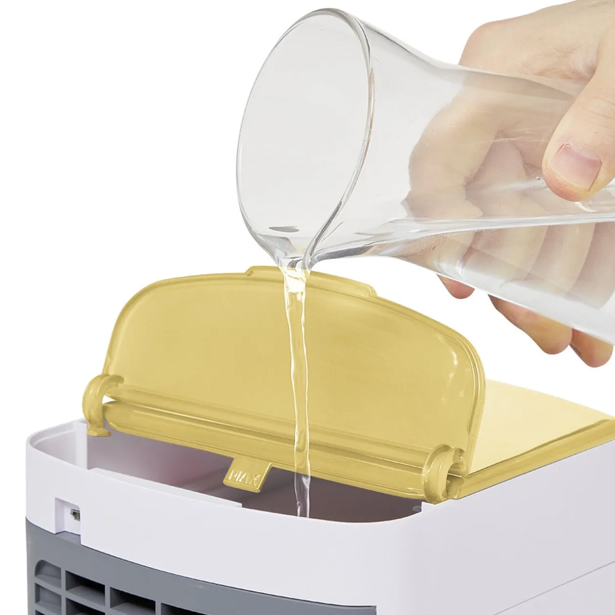Mini rafraîchisseur d'air USB à LED 3 vitesses 600ml