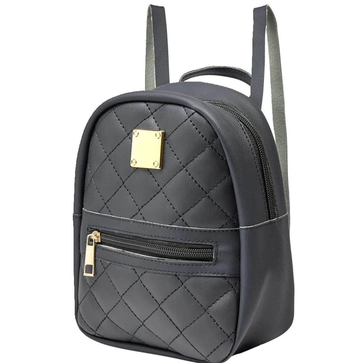 Mini sac à dos femme simili noir 17x8xH20cm < Gifi Sale