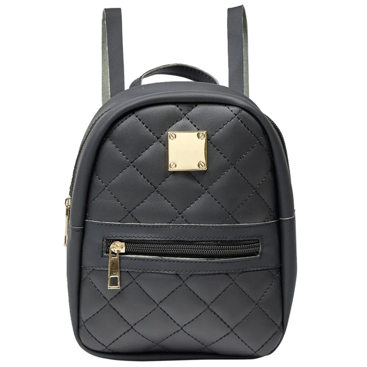 Mini sac à dos femme simili noir 17x8xH20cm < Gifi Sale