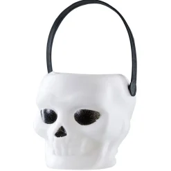 Mini seau forme tête de mort blanc et noir x6 < Gifi Discount