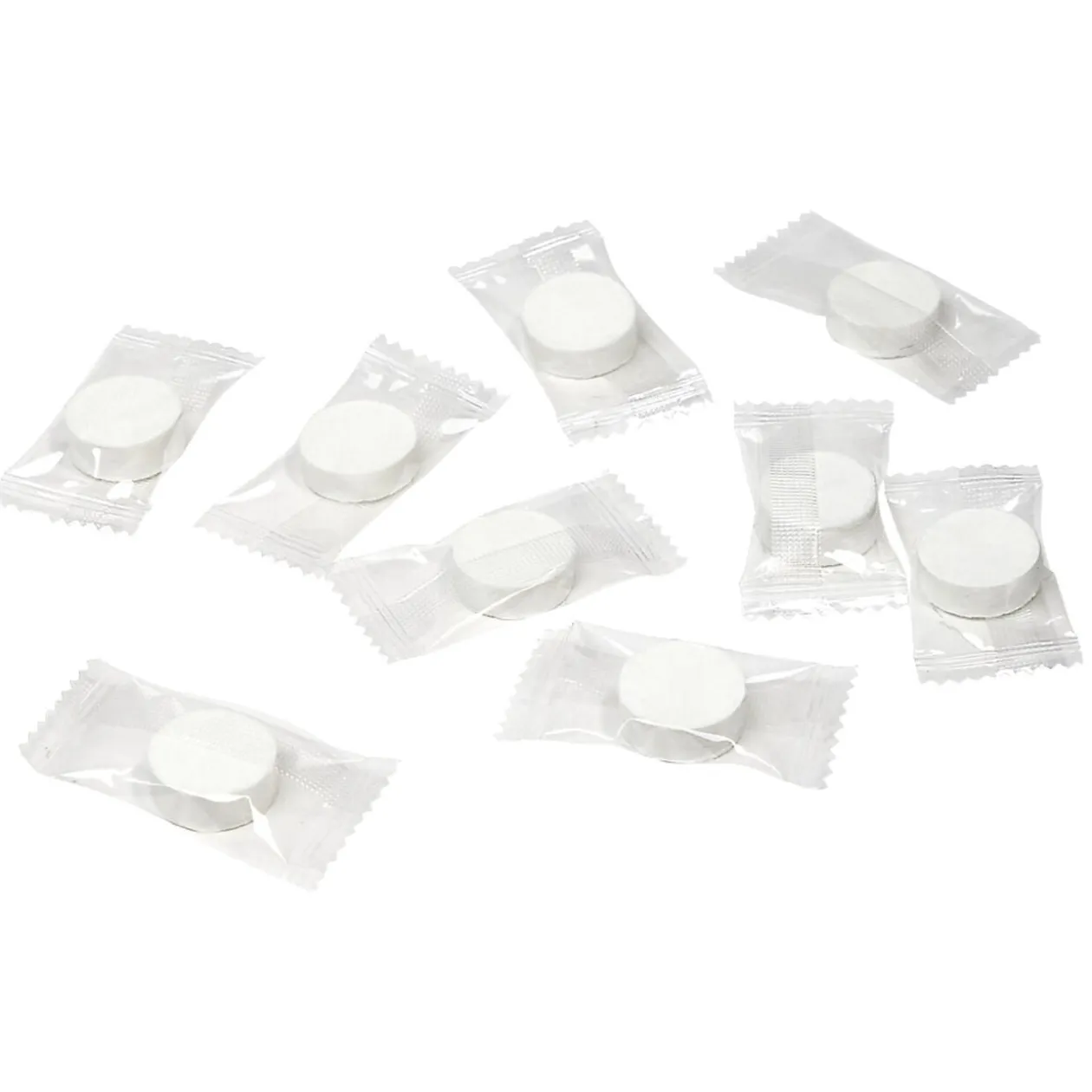 Mini serviette compressée à tremper dans l'eau 20x20cm (Lot de 10)