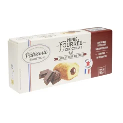 Minis gâteaux fourrés chocolat x9 pâtisserie tradition 150g